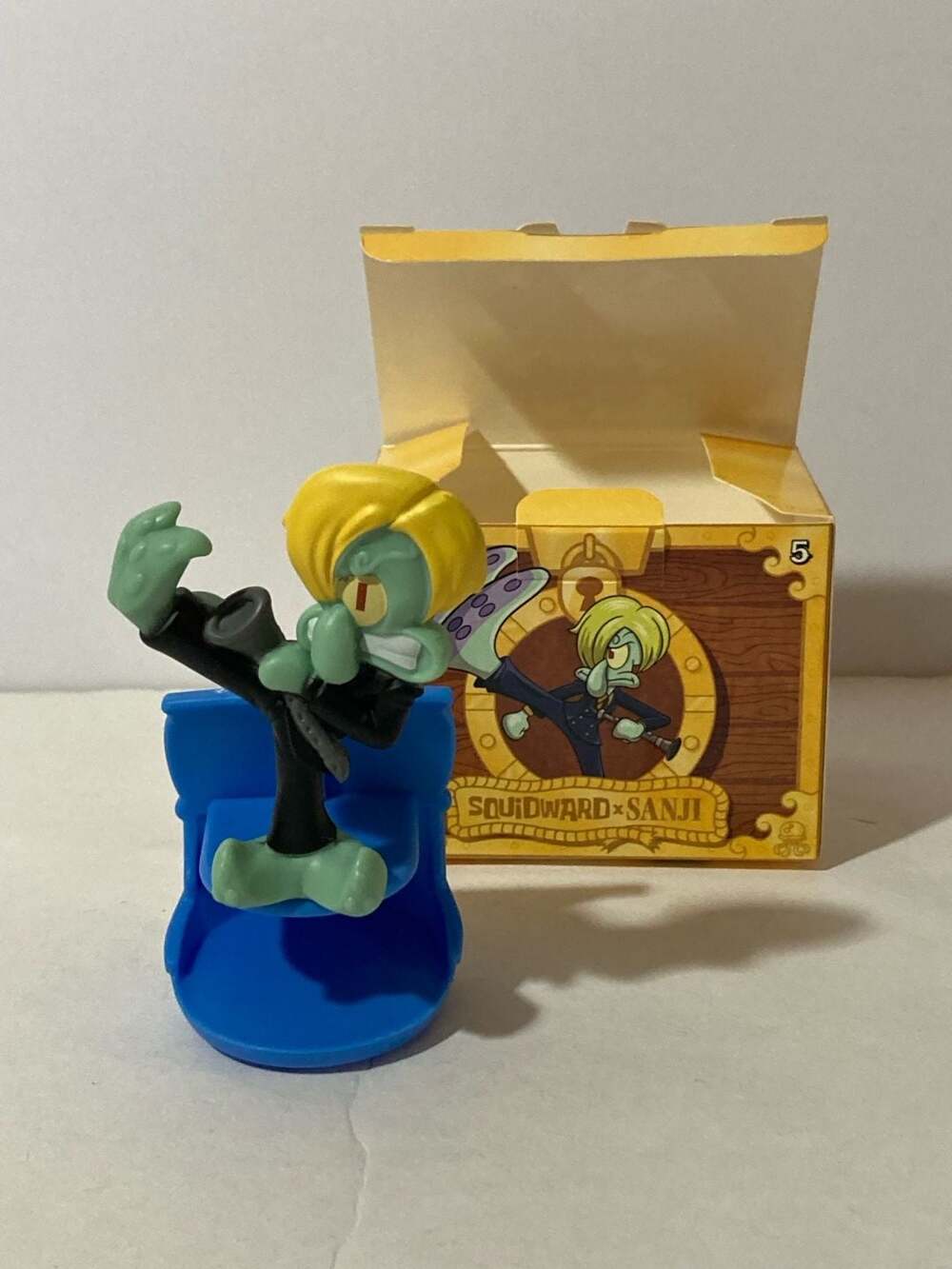 McDonald's SpongeBob x One Piece Squidward Sanji Figure with Box